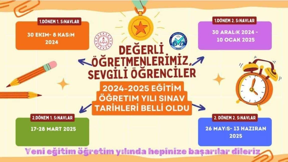 2024-2025 EĞİTİM ÖĞRETİM YILI ORTAK SINAV KILAVUZU